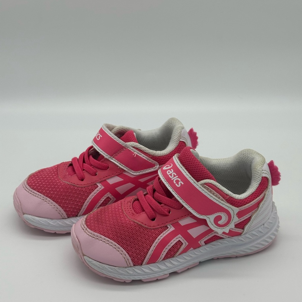 ASICS  Little Kids Vibrant Pink Sneakers 8c